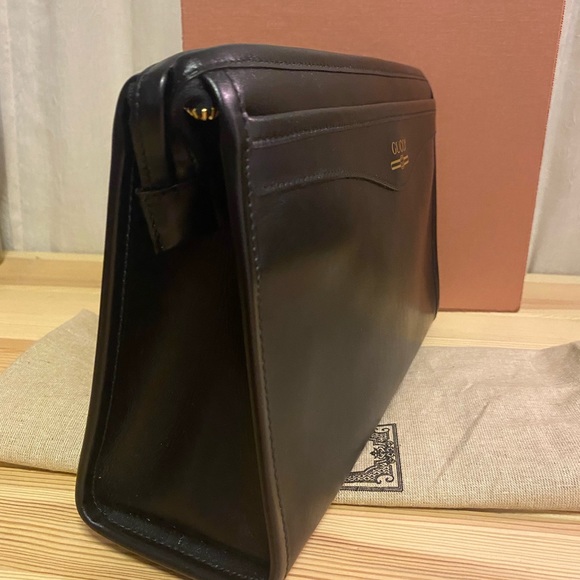 NEW GUCCI SMOOTH LEATHER COSMETIC CASE/CLUTCH - Picture 6 of 10